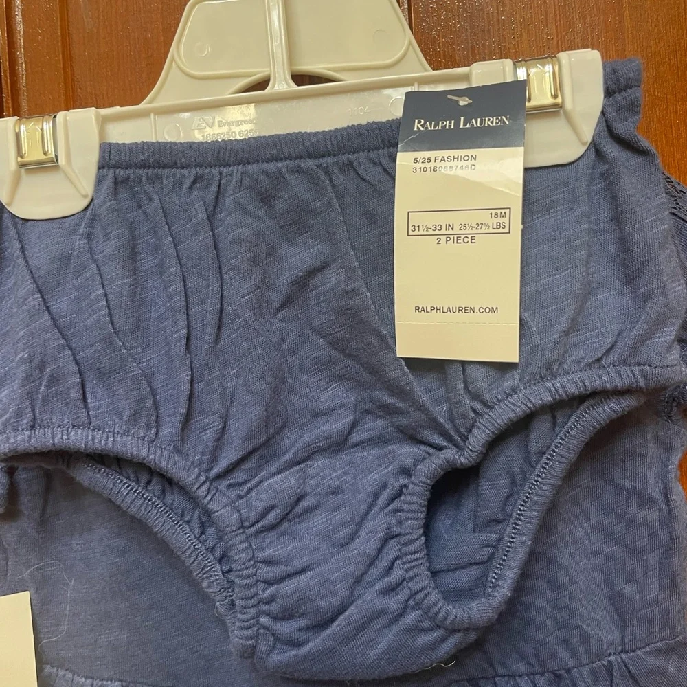 RALPH LAUREN DRESS SET 18 month NWT RL runs large
